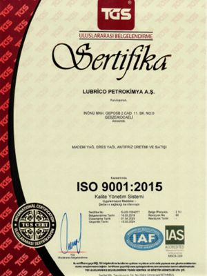 ISO 9001: 2015