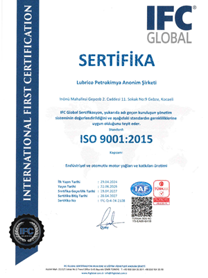 ISO 9001: 2015