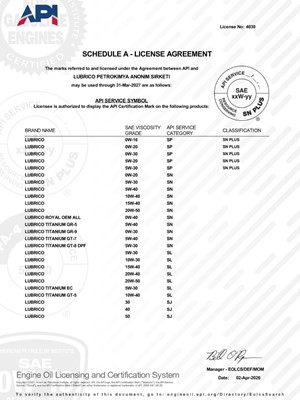 EOLCS Certificate